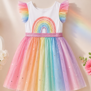 Vestido Arcoiris Infantil